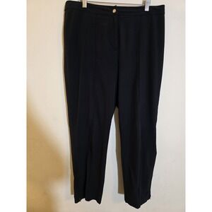 Zenergy by Chico's Black Pintuck Ankle Zip Pants Size 1.5 TWCOSDRA50M